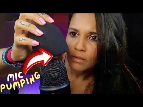 ASMR Intenso e agressivo I Mic pumping, arranhando,  tapping, apertando.. GATILHOS no Microfone