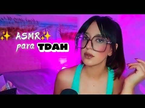 ASMR para calmar tu mente con TDAH ✨ Susurros y sonidos para enfocarte y relajarte.