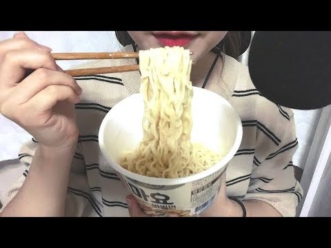 Noodles ASMR 참치마요 이팅사운드 노토킹 면 먹방 Tuna Mayo Ramen No Talking Eating sounds mukbang