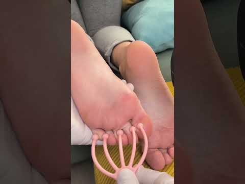 ASMR Foot Massage Triggers Sounds  #asmr #triggers #tingles #feet #foot #massage