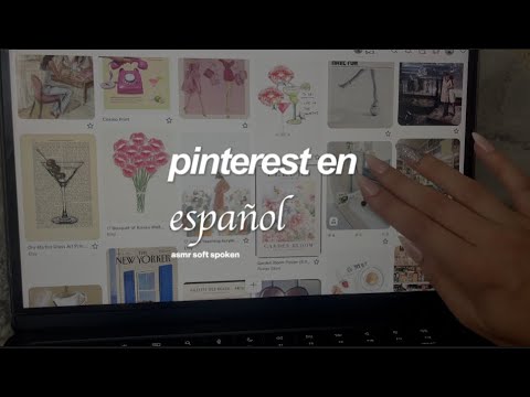 asmr in español ~ mirando a pinterest 💗📌 ~ soft spoken, lofi, screen tapping