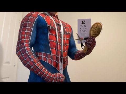 Fastest ASMR - Cranial Nerve Exam, Eyebrow Shaping, Massage, Spider-Man, Haircut + More