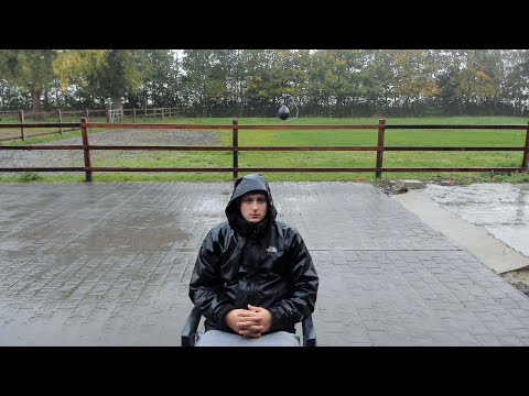 Sitting in The Rain 🌧 ( thinking about life ) {ASMR }