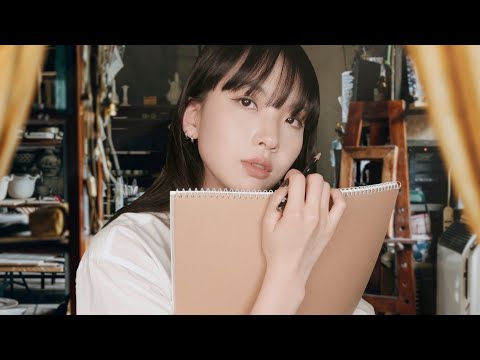 ASMR | Sketching You Roleplay ASMR (With Music)