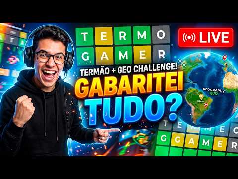ASMR LIVE jogando GLOBLE, TERMÃO, e outros!