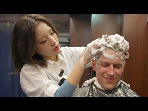 💈(ASMR) Why Kawana Airi’s Japanese Lady Barber Service Feels So Good – It Hits Hard