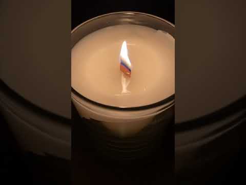 ASMR Relaxing Crackling Candle #shorts