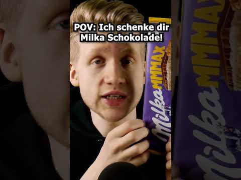 ASMR - POV: Ich schenke dir Milka Schokolade! #shorts #asmr #roleplay #deutscheasmr