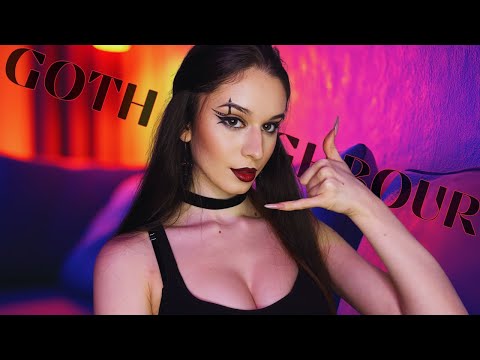 ASMR • Your Neighbor Goth Girl Has A Crush On You 🖤 (Soft Whispers & Relaxing Vibes)