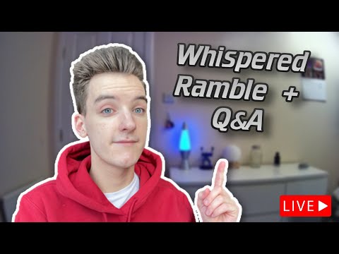 [ASMR] Whispered Ramble - Q&A with Triggers (LIVE!)