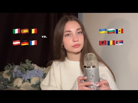 ASMR Differences Between Eastern and Western Europe 🇪🇺 (cultural differences)