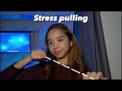 ASMR intense stress pulling (hand movement + layered sounds)