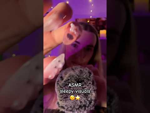 ASMR sleepy triggers 😴⭐️ #asmrsleep #asmrvisuals