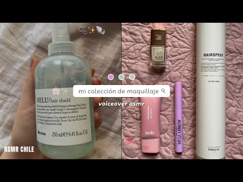 ASMR CON MI COLECCIÓN DE MAQUILLAJE🌸✨