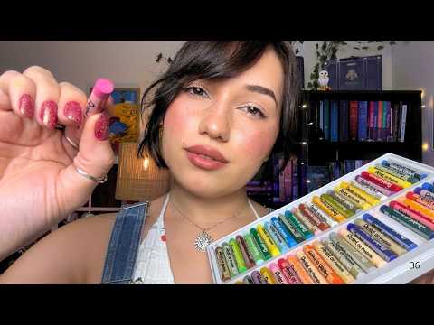 ★ASMR★ Artista Desenhando no seu rosto até você dormir profundamente (Roleplay) #17