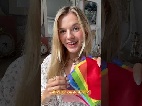 #asmr Colour Analysis Roleplay 🌈 #asmrvideos #asmrsounds #asmrcommunity #colouranalysis #sleep