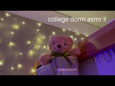 fast lofi dorm asmr (soft spoken + scratch tapping!)