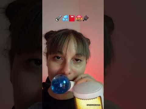 ASMR | Emoji challenge 🔦💦📕🤬🪮