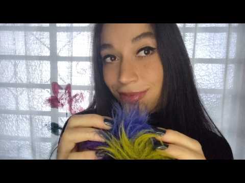 Asmr Cafuné nos pelinhos do Tascam + mouthsounds
