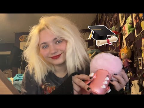 🌻 ASMR: I graduated college! 👩🏼‍🎓 (Crispy whispers)