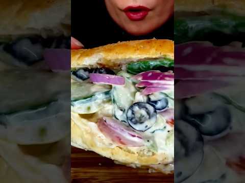 EXTRA SAUCY GIANT SUB #asmr