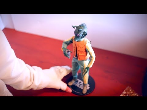 [ASMR] Star Wars #1 : UNBOXING Greedo 1/6 scale Figure - NO TALKING