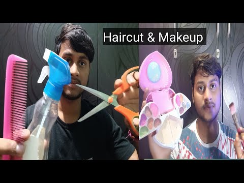 ASMR Fast Doing  Haircut &  Makeup