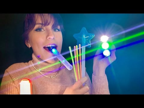 ASMR Light Triggers with 10 Lights | fast + bright lights