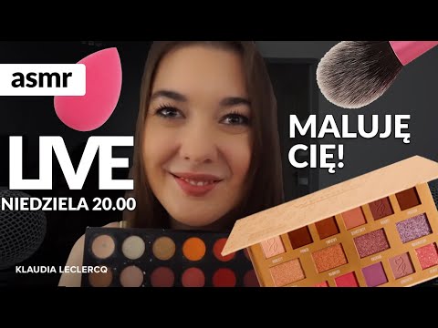 ASMR po polsku LIVE MALUJĘ CIĘ💄😚