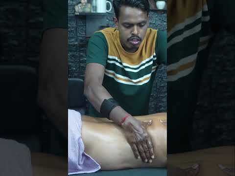 The Hardcore Barber's Touch: Back & Leg Massage ASMR for Sleep #shorts