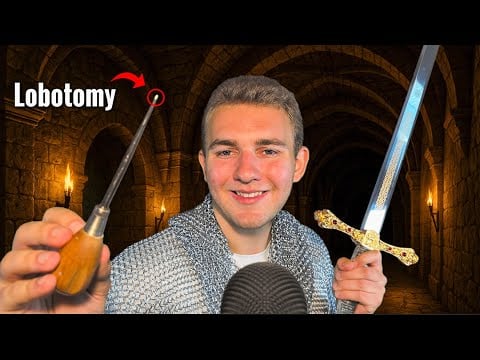 ASMR Medieval ￼Knight gives you a Lobotomy