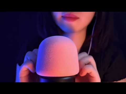 ASMR Mic Rubbing & Tracing , Mic Triggers , fall asleep , Brain massage , No Talking