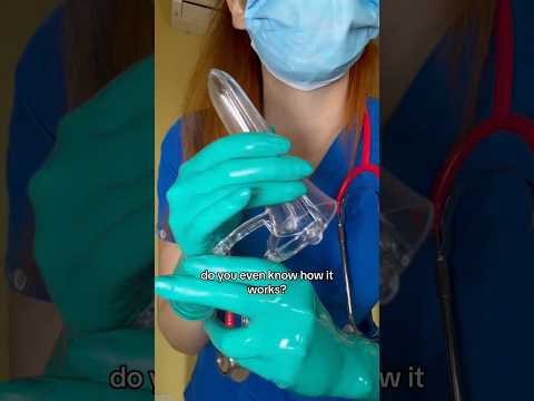 Do you know how to use a speculum? #latex #gloves #nurse #medicalexam