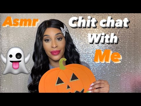 ASMR| TAPPING ON PUMPKIN 🎃!! + chitchat #oddlysatisfying #asmrsounds