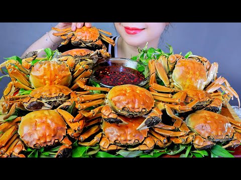 ASMR HONG KONG HAIR CRAB , EATING SOUNDS | LINH-ASMR