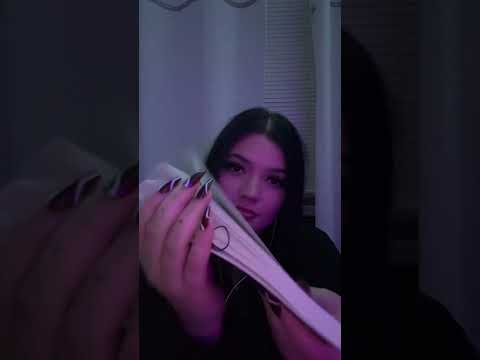 Book Massage ASMR 📚📖 #tingles #visualtingle #asmrtingles #relax #triggersforsleep #asmrtriggers