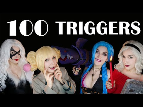 ASMR 🧜🦸 100 TRIGGERS in 10 MINUTES & 20 COSPLAY 🧚‍♀🧙 АСМР 100 ТРИГГЕРОВ за 10 МИНУТ и 20 ПЕРСОНАЖЕЙ