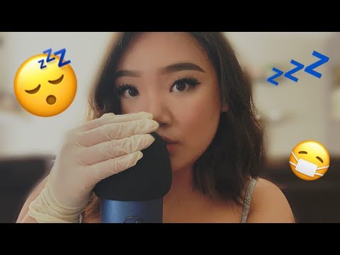 ASMR | ♡ Mask + Gloves with Kiss/Mouth Sounds ♡ zZZz