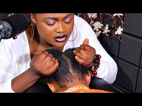 Asmr✨CONCENTRATIVE Scalp scratch Detailed Ear & Eye cleanin| Hair crust pickin| Intense head massage