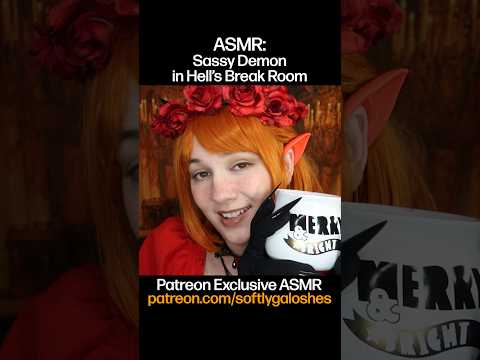 even demons need breaks! full vid is on my patreon :) #asmr