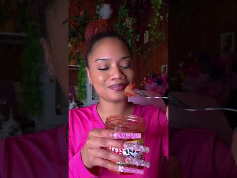 Trying Kimchi for the First time 😳 #mukbang #shorts #asmr