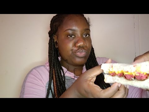 cheese sandwich mukbang asmr