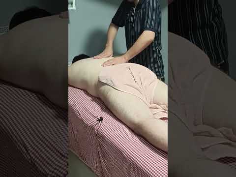 Massage techniques for post-workout back pain #satisfying #relaxing #asmr #shorts #massage