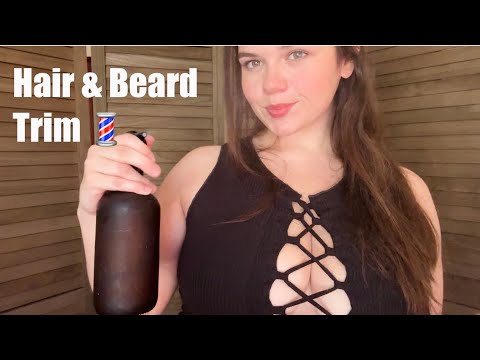 ASMR Haircut RP | Trim, Shave, and Pampering 💈✨