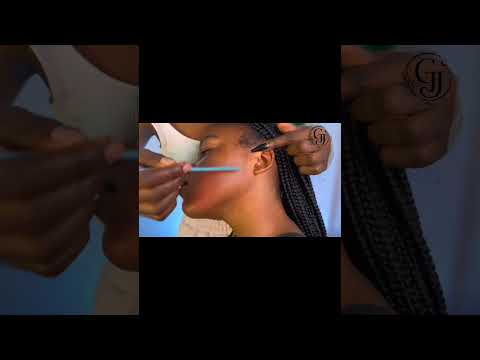 Fast and aggressive body massage ear massage, ear eating spit painting