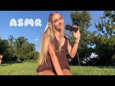 ASMR Tingles Outside In Nature (Fast and Aggressive) 