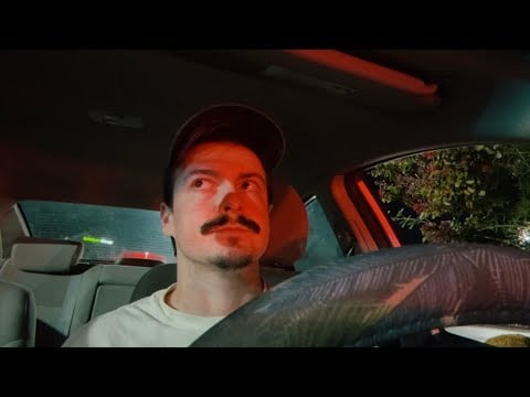 [LOFI ASMR] Late Night Drive to McDonald's 