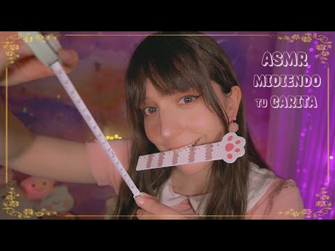 ⭐ASMR Midiendo tu CARITA🥰 [Sub] Roleplay, Soft Spoken, Atención Personal en Español