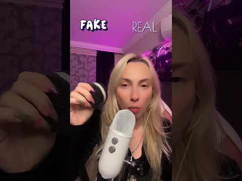 Fake & Real #fake #real #fakereal #asmr #asmrsounds #gerçek #sahte