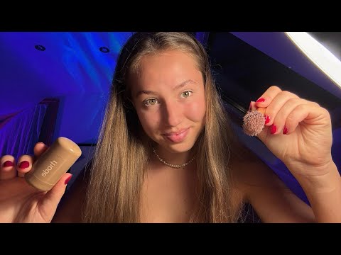 ASMR friend does your makeup for a date 💄 